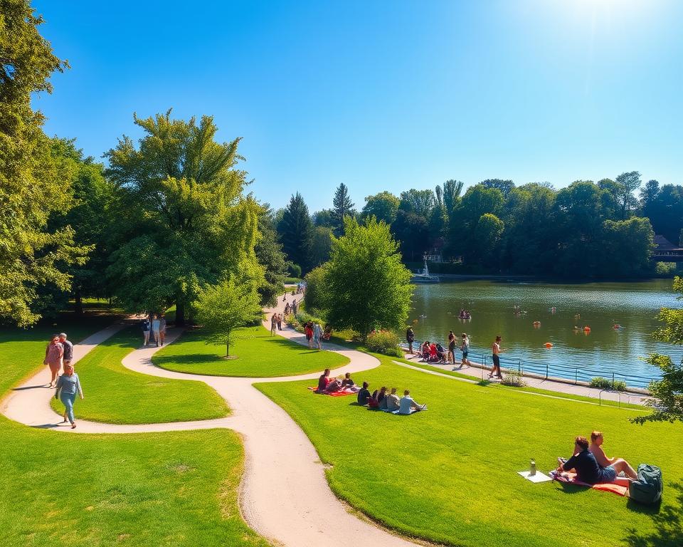 Aktivitäten im Park