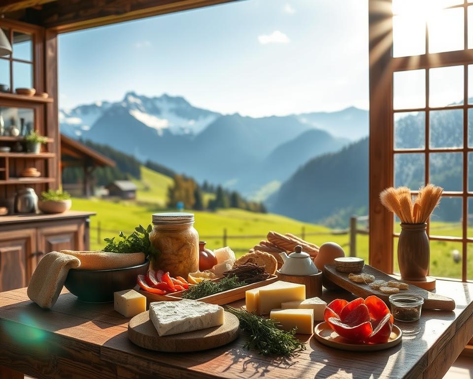 Bayerische Almküche Wandergenuss