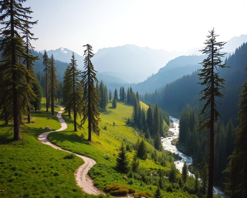 Bayerischer Wald Wandern Landschaft