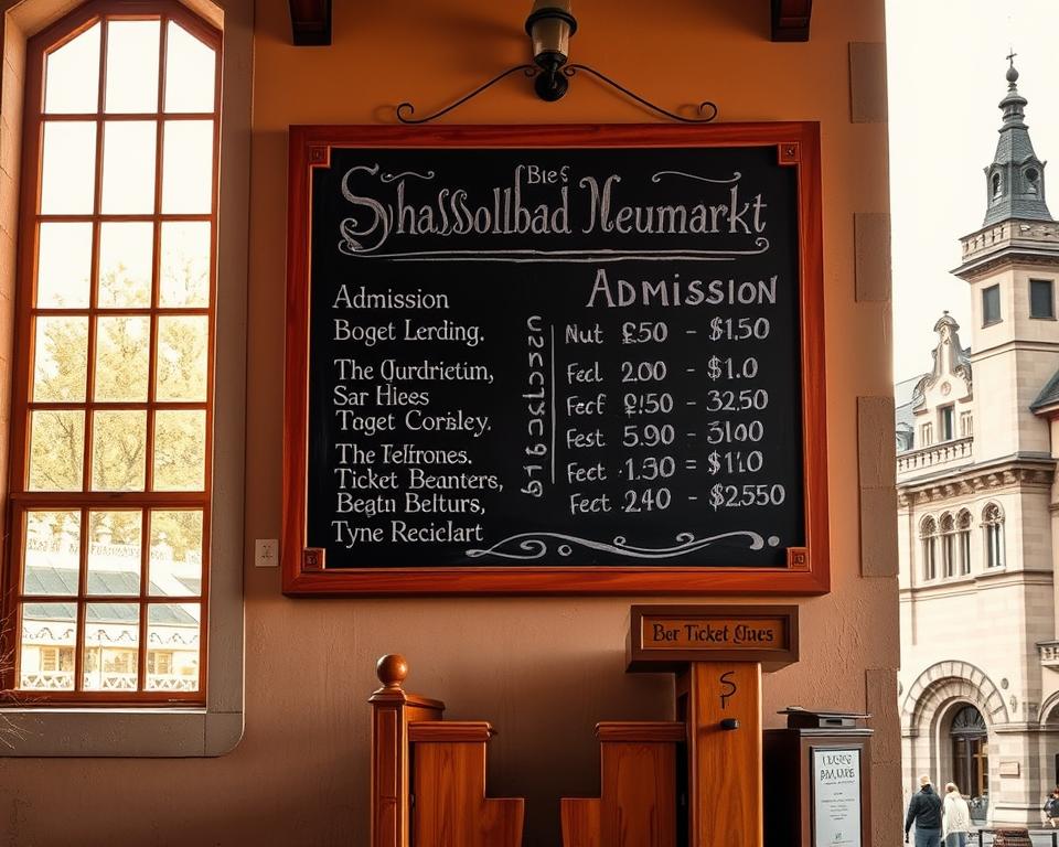 Eintrittspreise Schlossbad Neumarkt
