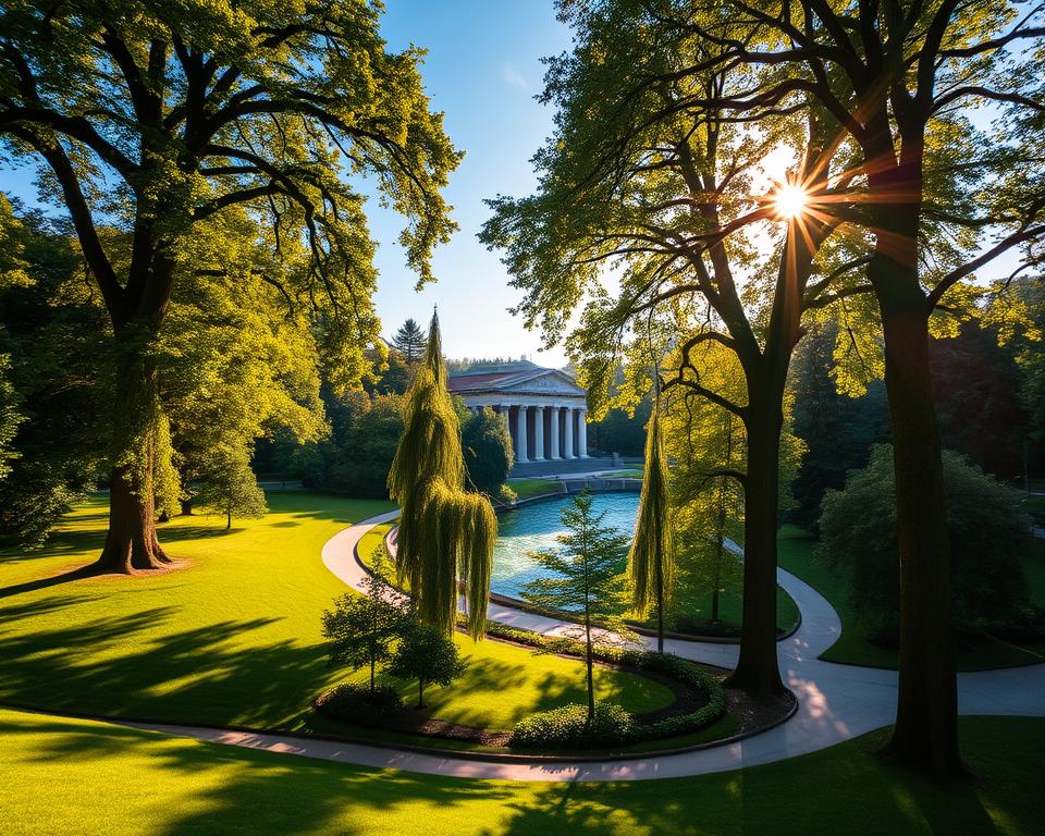 Größe Englischer Garten