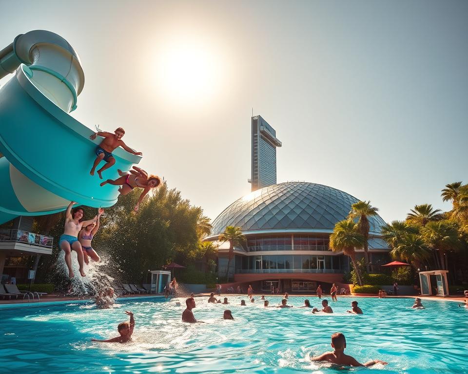Schwimmbadattraktionen Kristall Palm Beach
