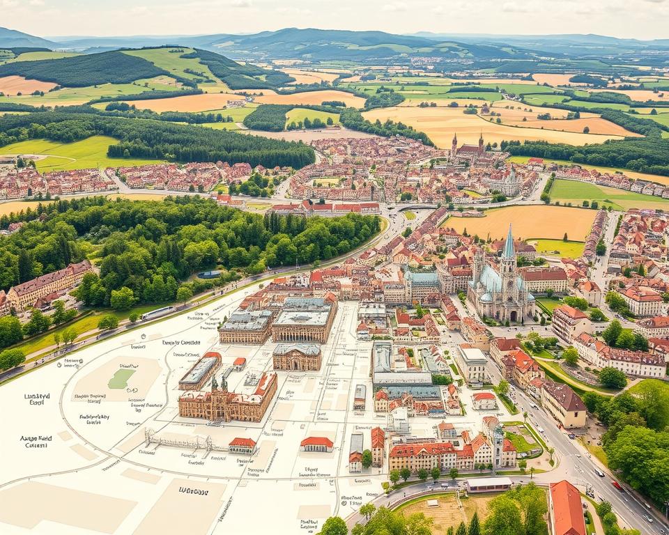Augsburg Tagesroute Übersicht