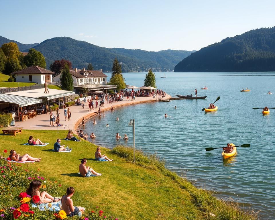 Freizeitaktivitäten am Pilsensee