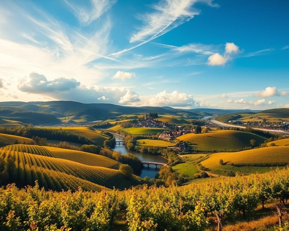 Frickenhausen Landschaft im Maintal