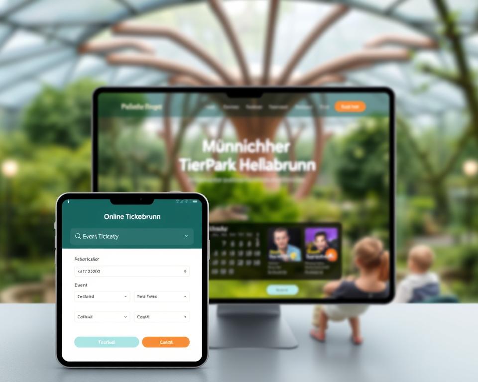 Hellabrunn Online-Tickets Buchungsvorgang