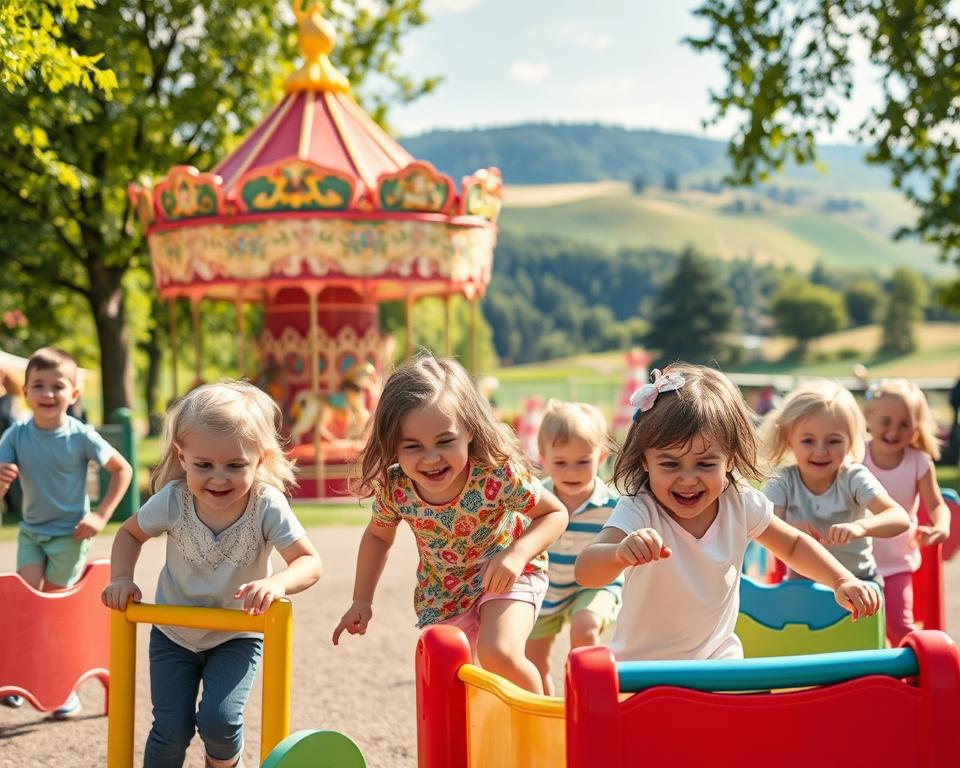 Kinderattraktionen Bayern Park Familienbereich