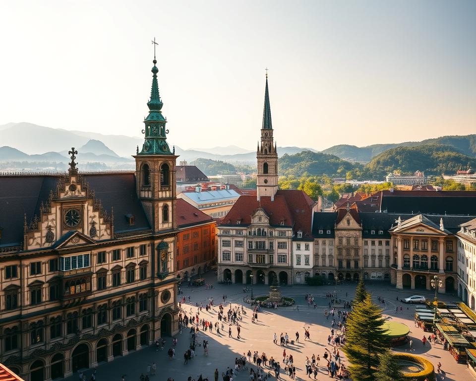Marienplatz München Panorama