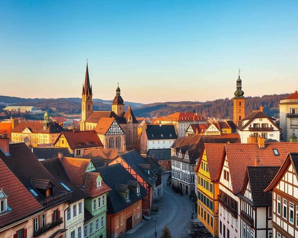 Städte in Franken Bayern