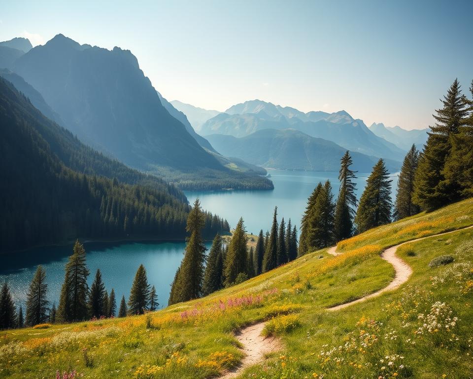 Wandern Tegernsee Schliersee Sommerlandschaft