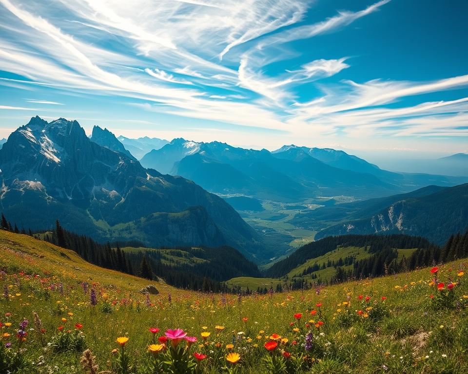 Wanderrouten Bayern Landschaftspanorama