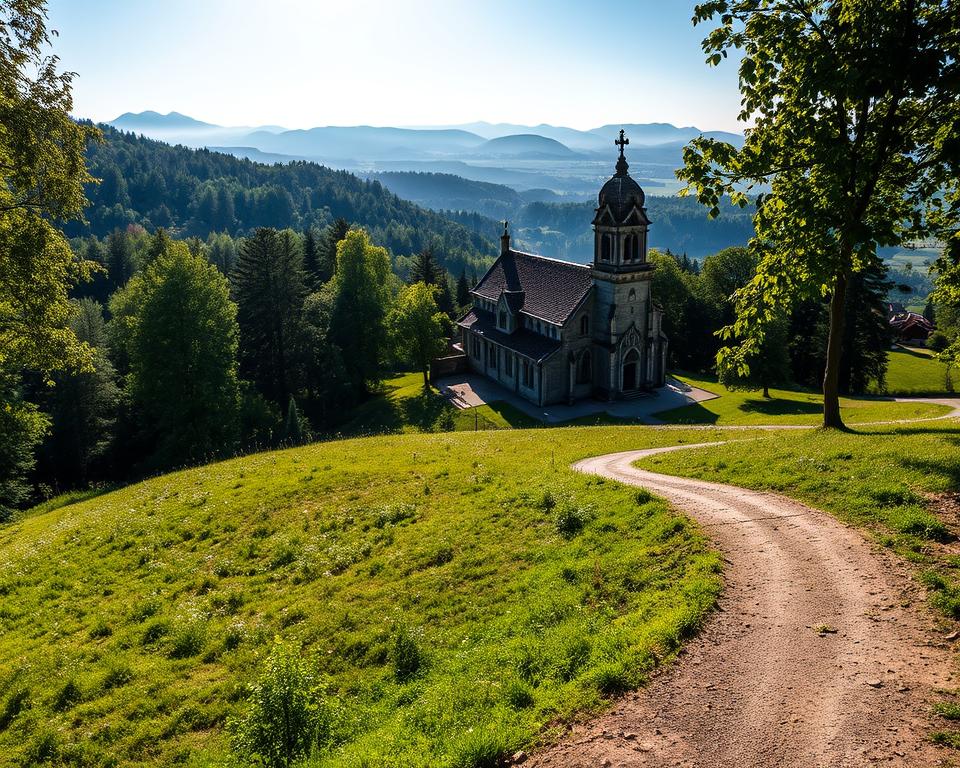 Kreuzberg Bayern: Wallfahrtsort im Naturpark Rhön