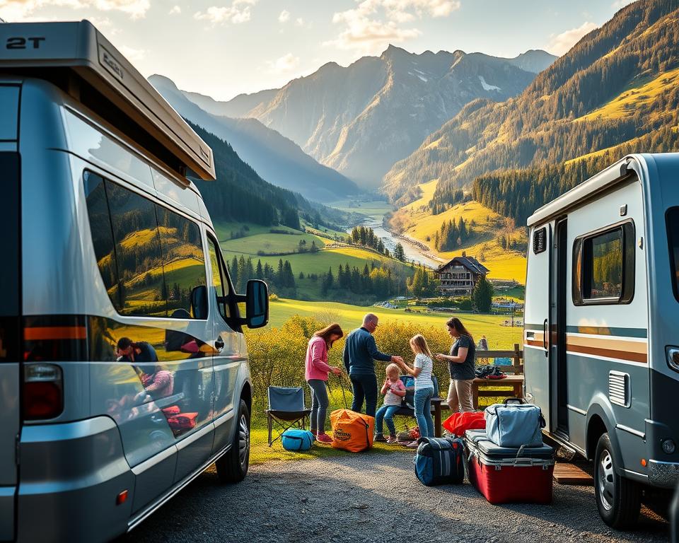 Camper mieten Bayern Reisevorbereitungen
