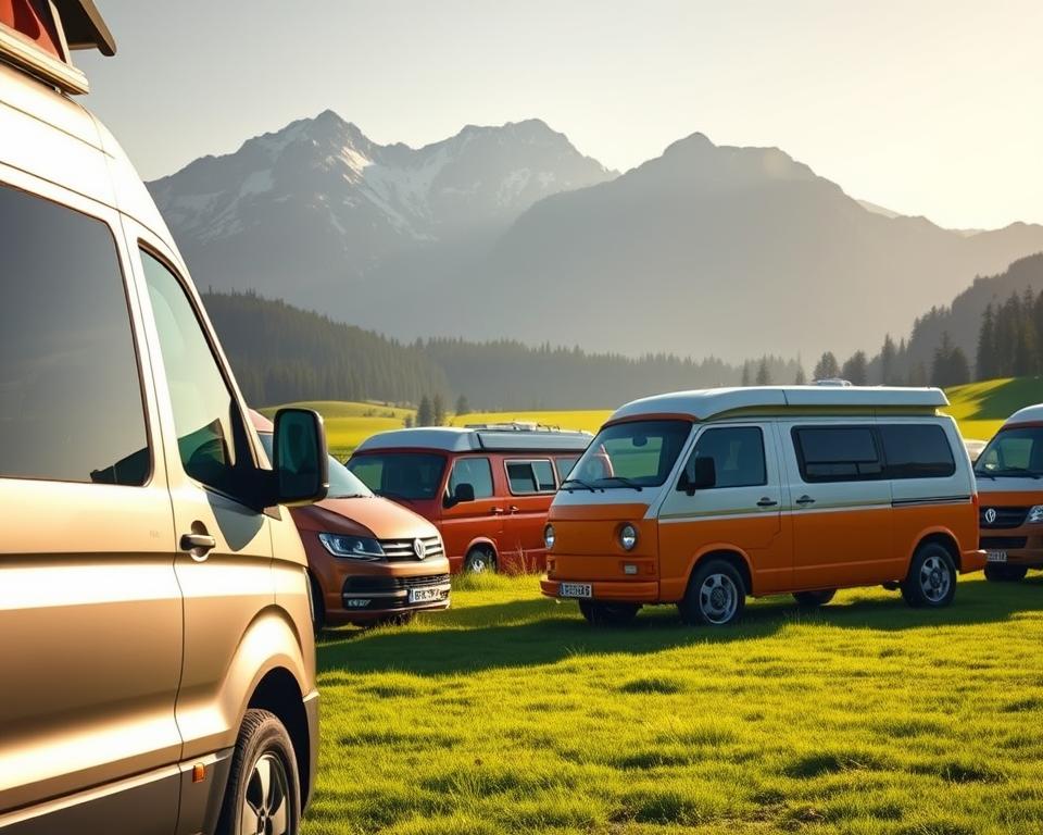 Campervan-Modelle in Bayern