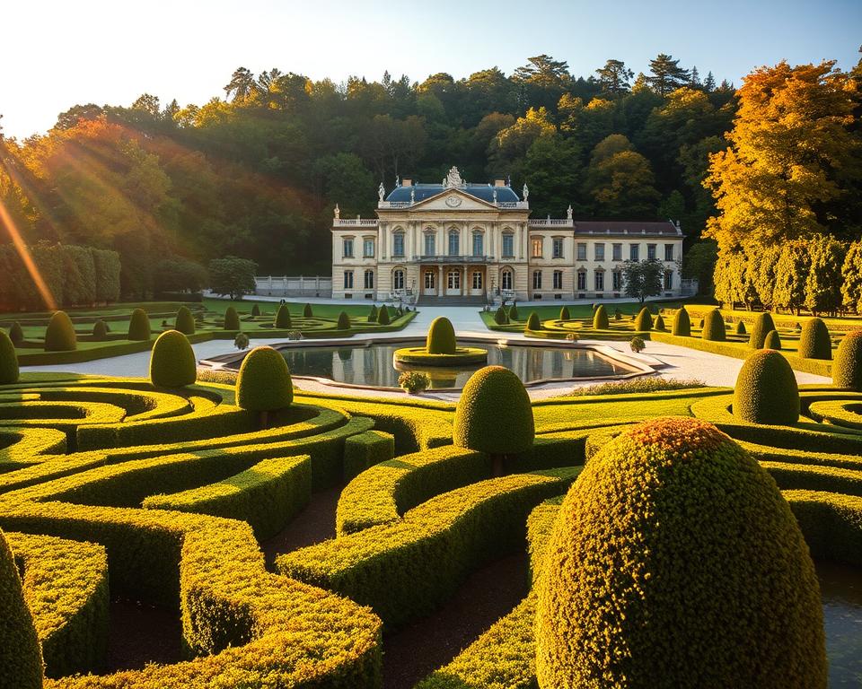 Historische Gartenkunst im Schlosspark Falkenstein Historische Gartenkunst im Schlosspark Falkenstein