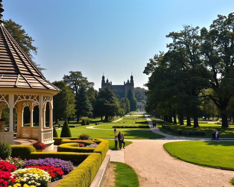 Parkattraktionen im Schlosspark Falkenstein Parkattraktionen im Schlosspark Falkenstein