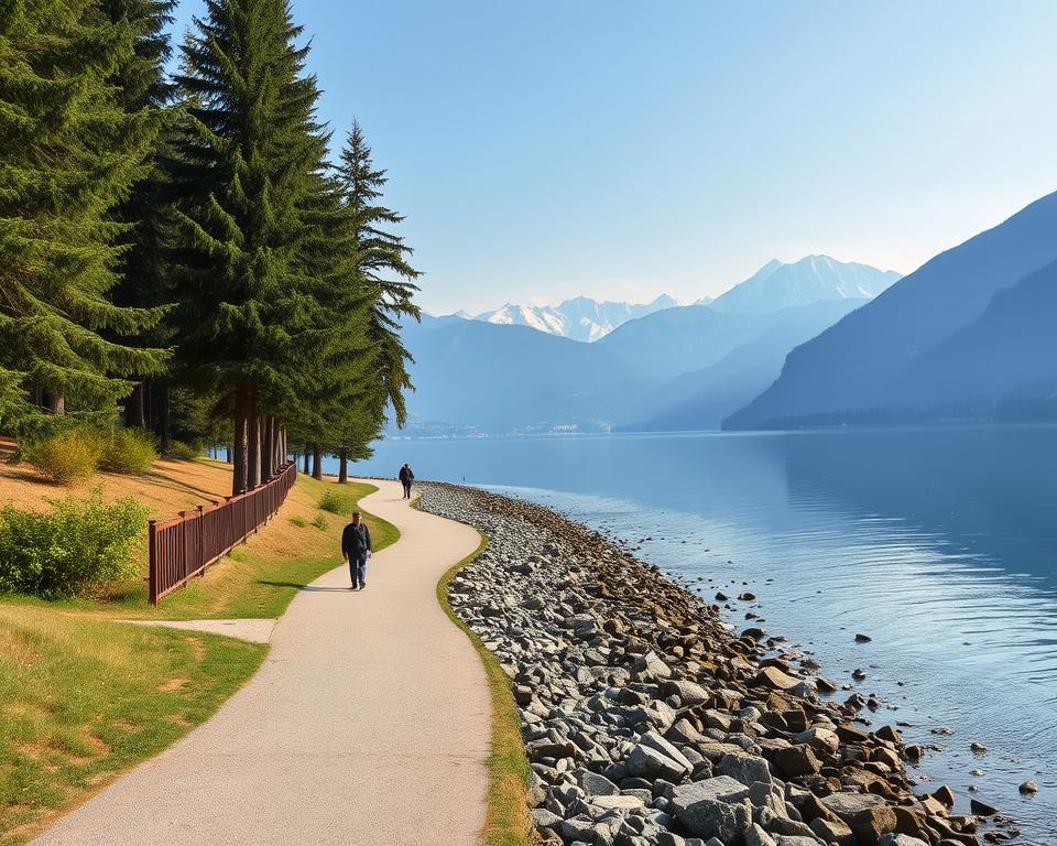 Seeuferweg am Tegernsee Ufer