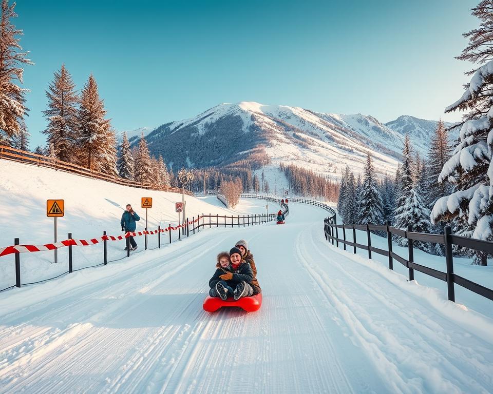 Sicherheit auf der Blomberg Rodelbahn