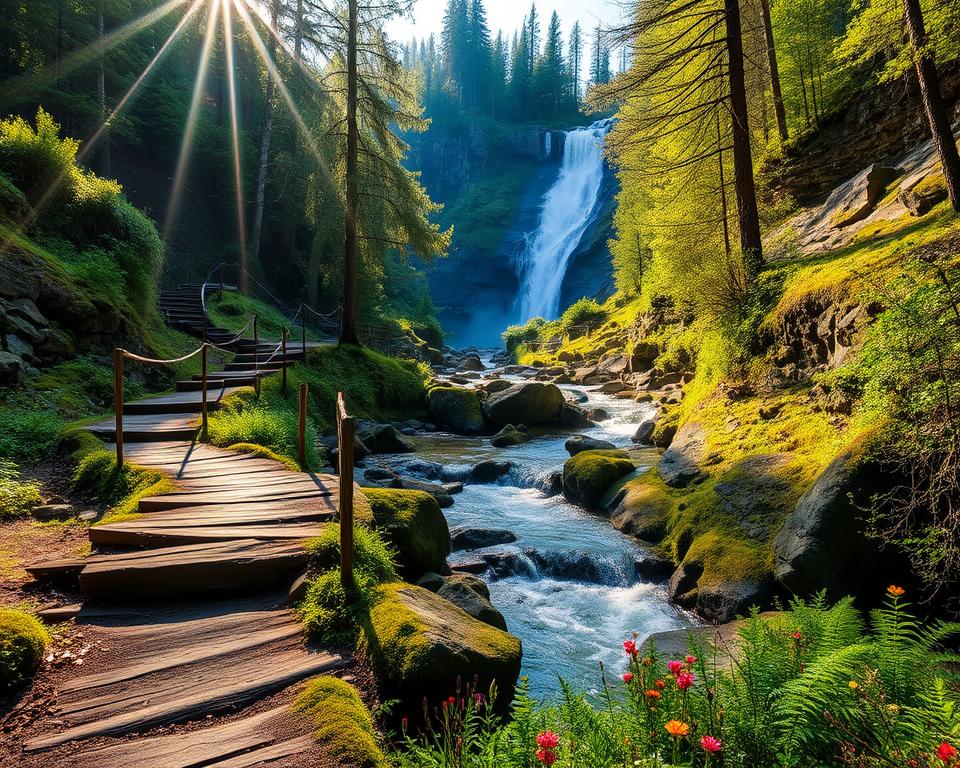 Wanderwege Rieslochfälle