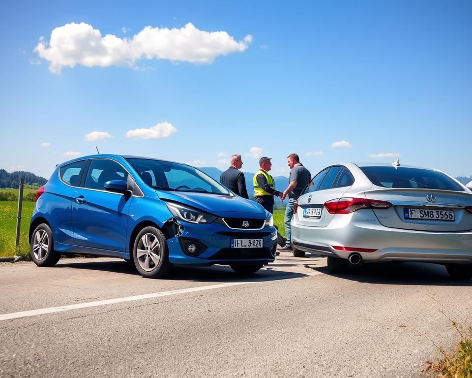Unfall Straßenszene Bayern