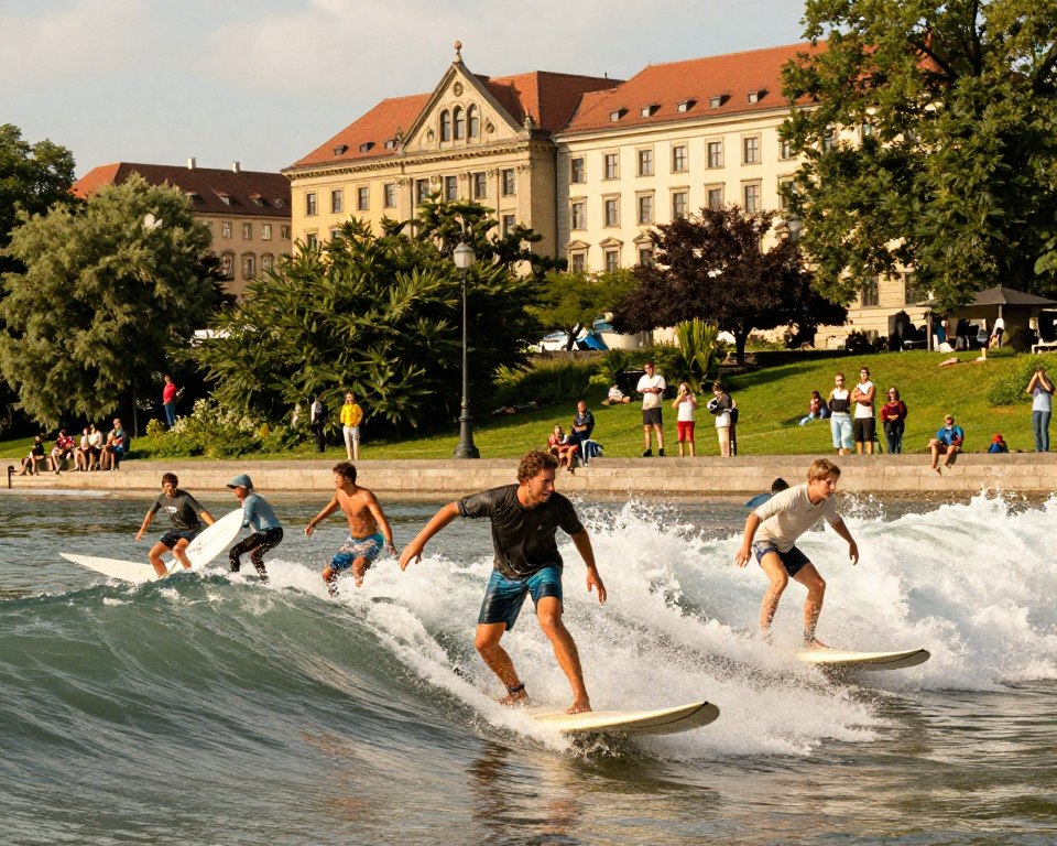 Eisbach Surfing München Geschichte Eisbach Surfing München Geschichte
