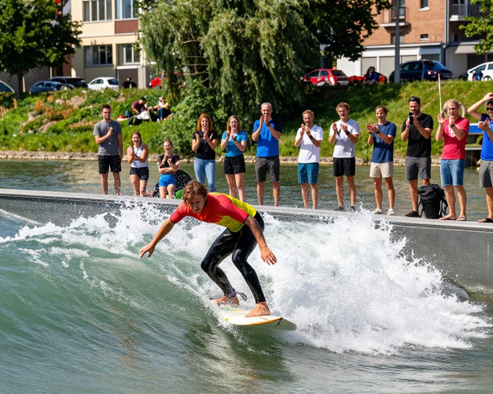 Stehende Welle München Urban Surfing Stehende Welle München Urban Surfing